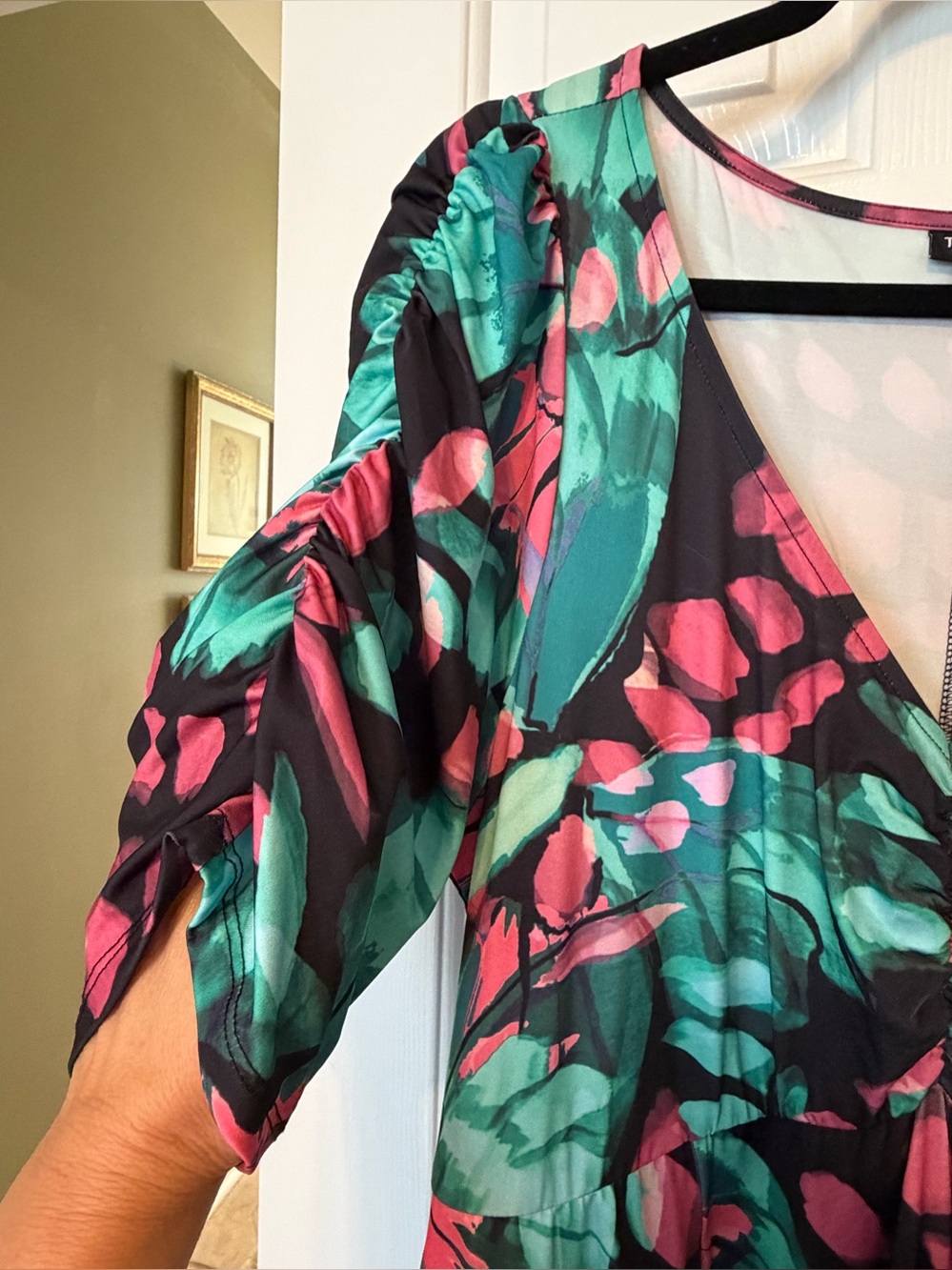 Torrid 2X Cinch Front Fit & Flare Short Sleeve Dress 👗 - Picture 6 of 12